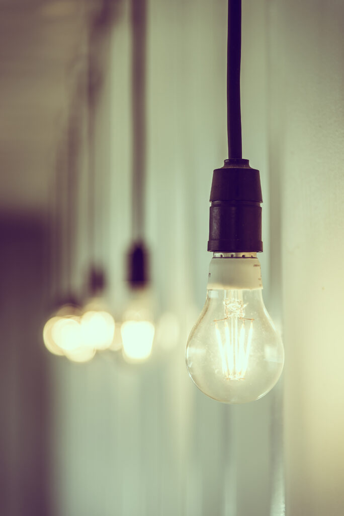 Vintage light lamp